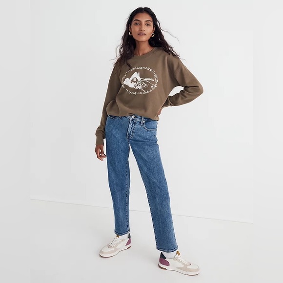 Madewell Tops - MADEWELL Cargo Green Cotswold Hills (Re)sourced Mainstay Sweatshirt
